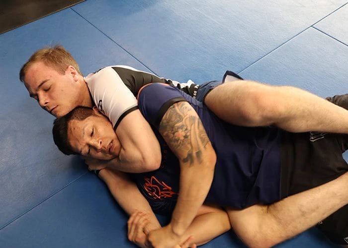 grappling class at Limitless BJJ Edmonton