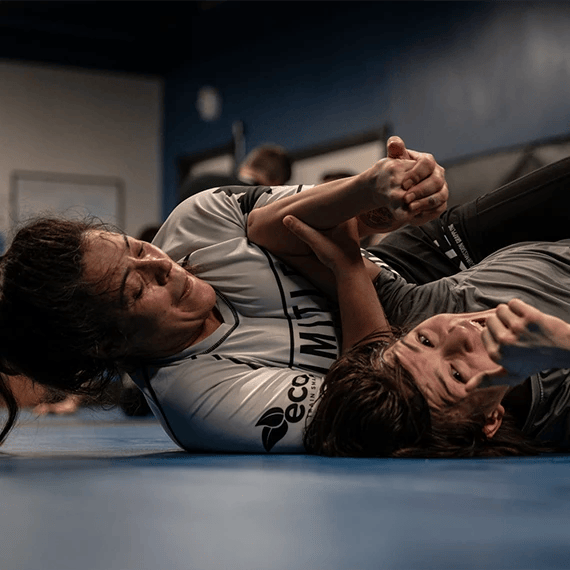 Chantale coach at Limitless BJJ Edmonton